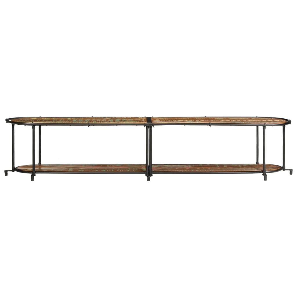 TV-Møbel Tre Tv-benk 200x42x40 cm gjenvunnet heltre
