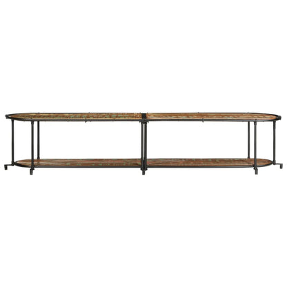 TV-Møbel Tre Tv-benk 200x42x40 cm gjenvunnet heltre