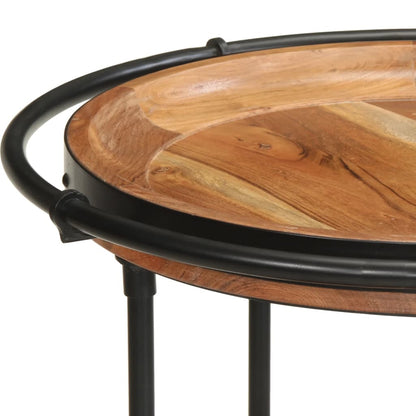 Sidebord Tre Ø55x83 cm heltre akasie