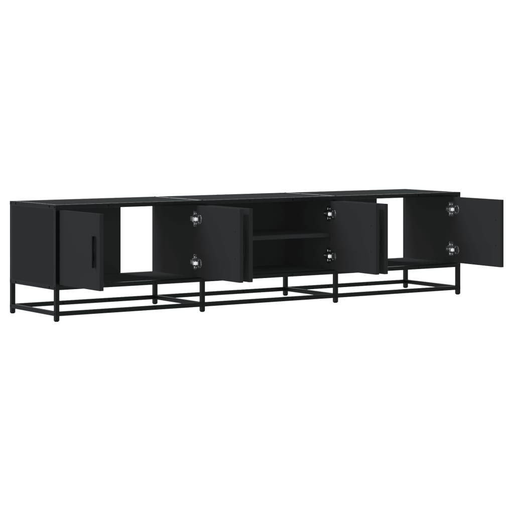 TV-Møbel Svart TV-benk 180x35x41 cm