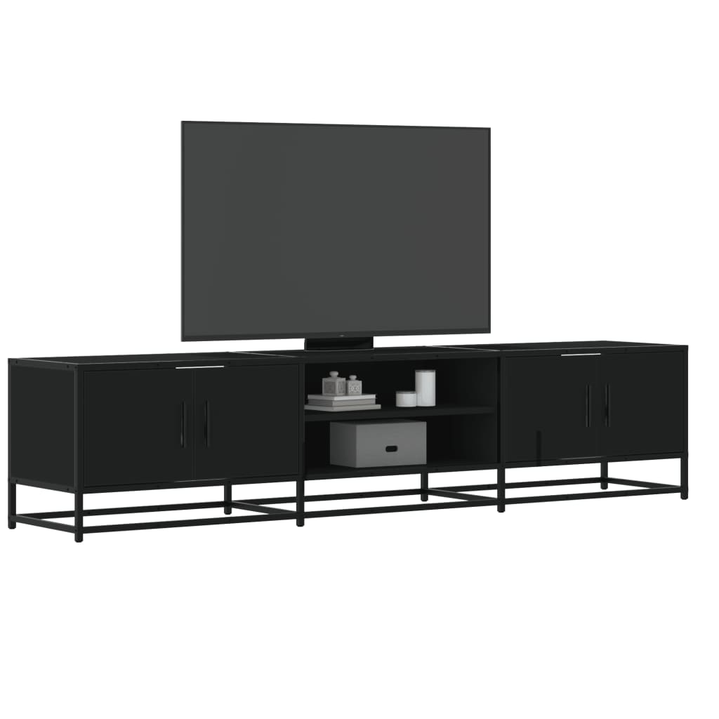 TV-Møbel Svart TV-benk 180x35x41 cm