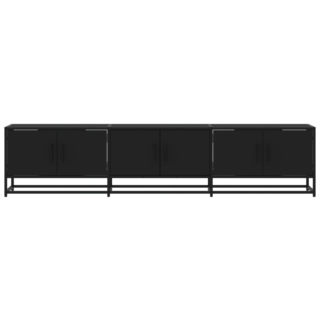 TV-Møbel Svart TV-benk 180x35x41 cm