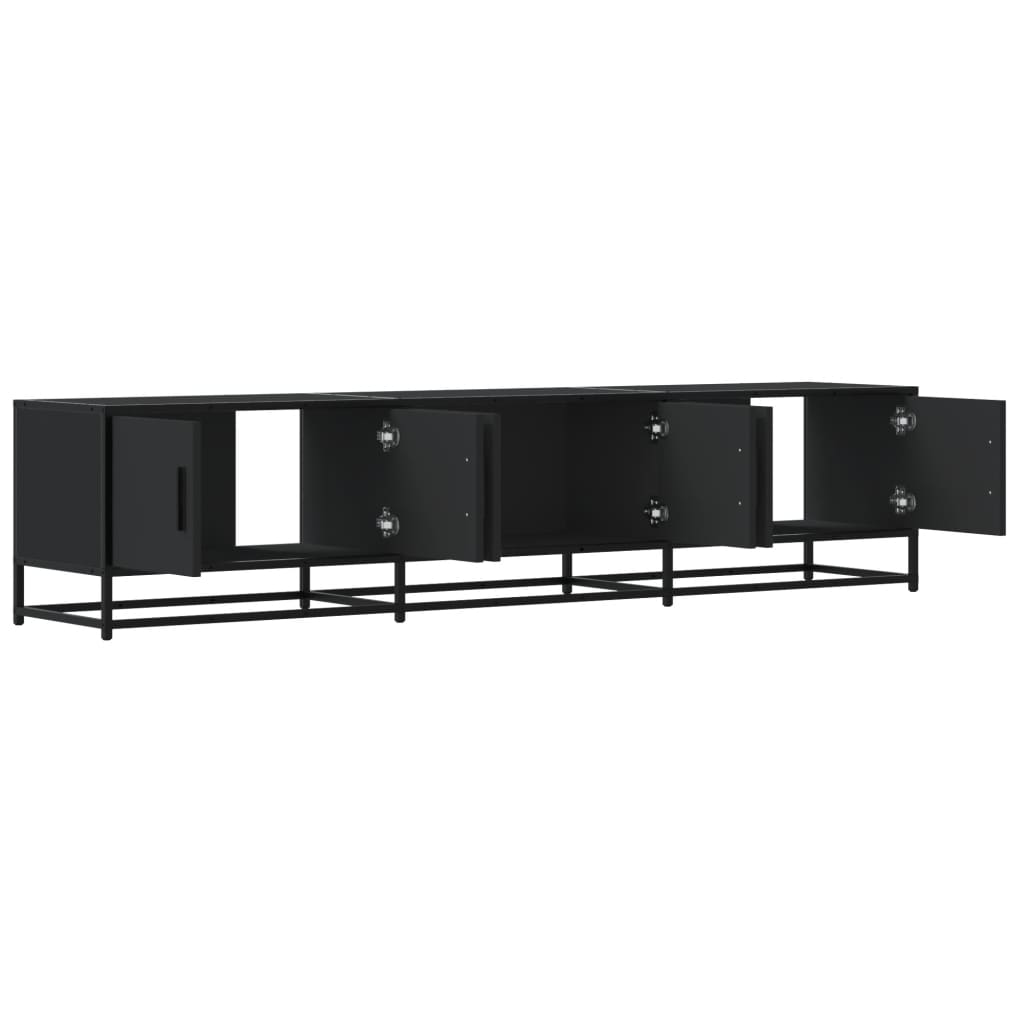 TV-Møbel Svart TV-benk 180x35x41 cm