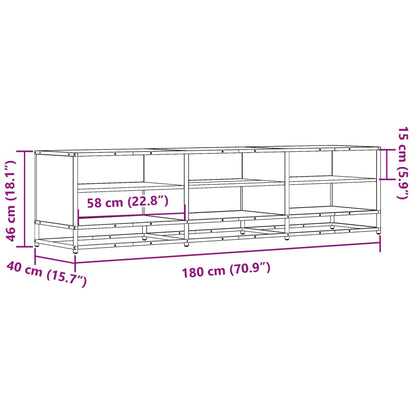 TV-Møbel Sonoma Eik TV-benk 180x40x46 cm