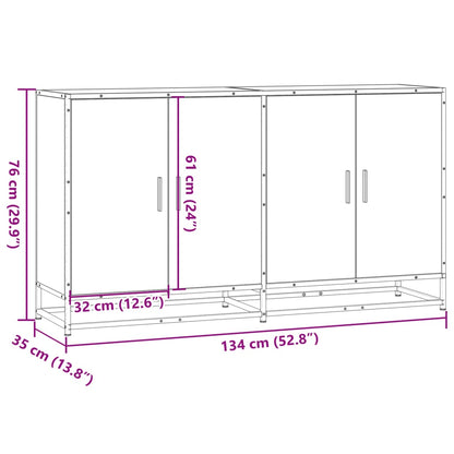 Skjenk Sonoma Eik 134x35x76 cm