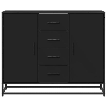 Skjenk Svart 92x35x76 cm