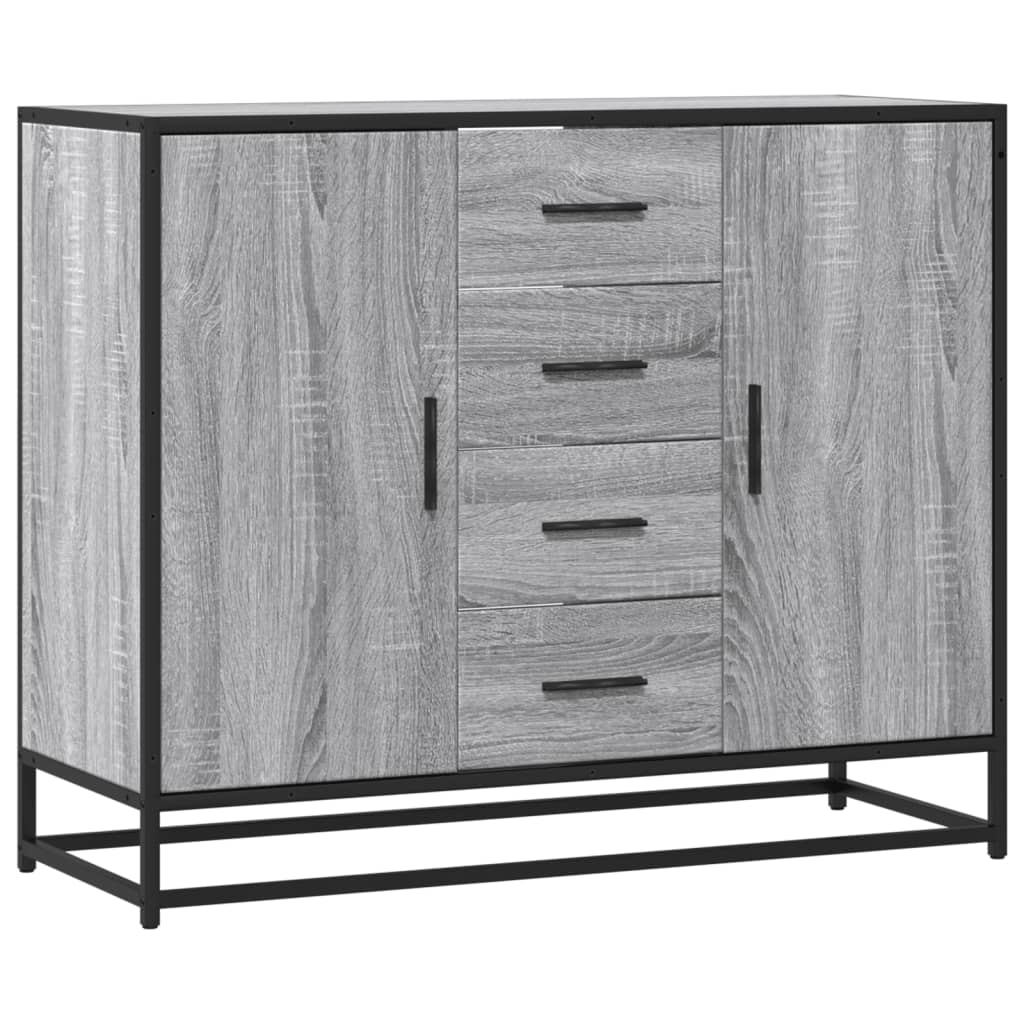 Skjenk Sonoma Grå Eik 92x35x76 cm