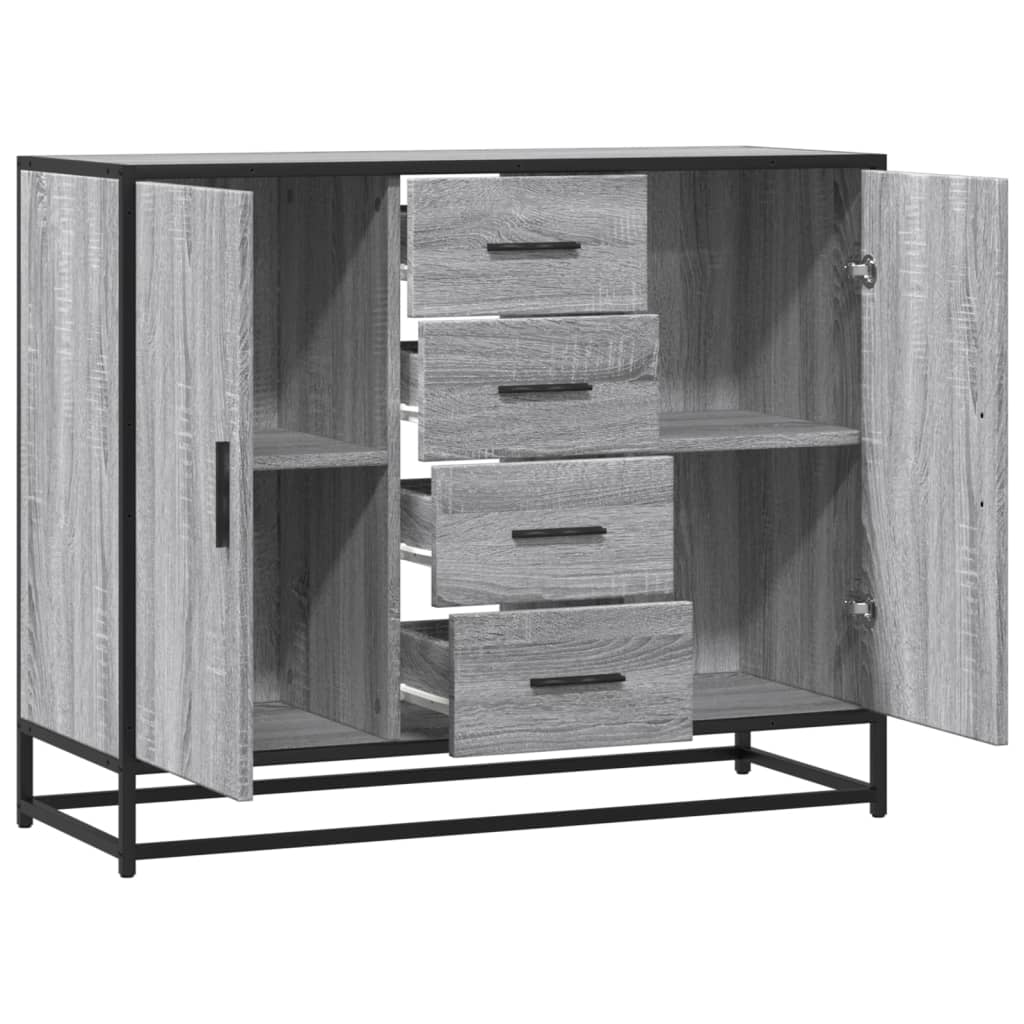 Skjenk Sonoma Grå Eik 92x35x76 cm