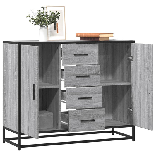 Skjenk Sonoma Grå Eik 92x35x76 cm