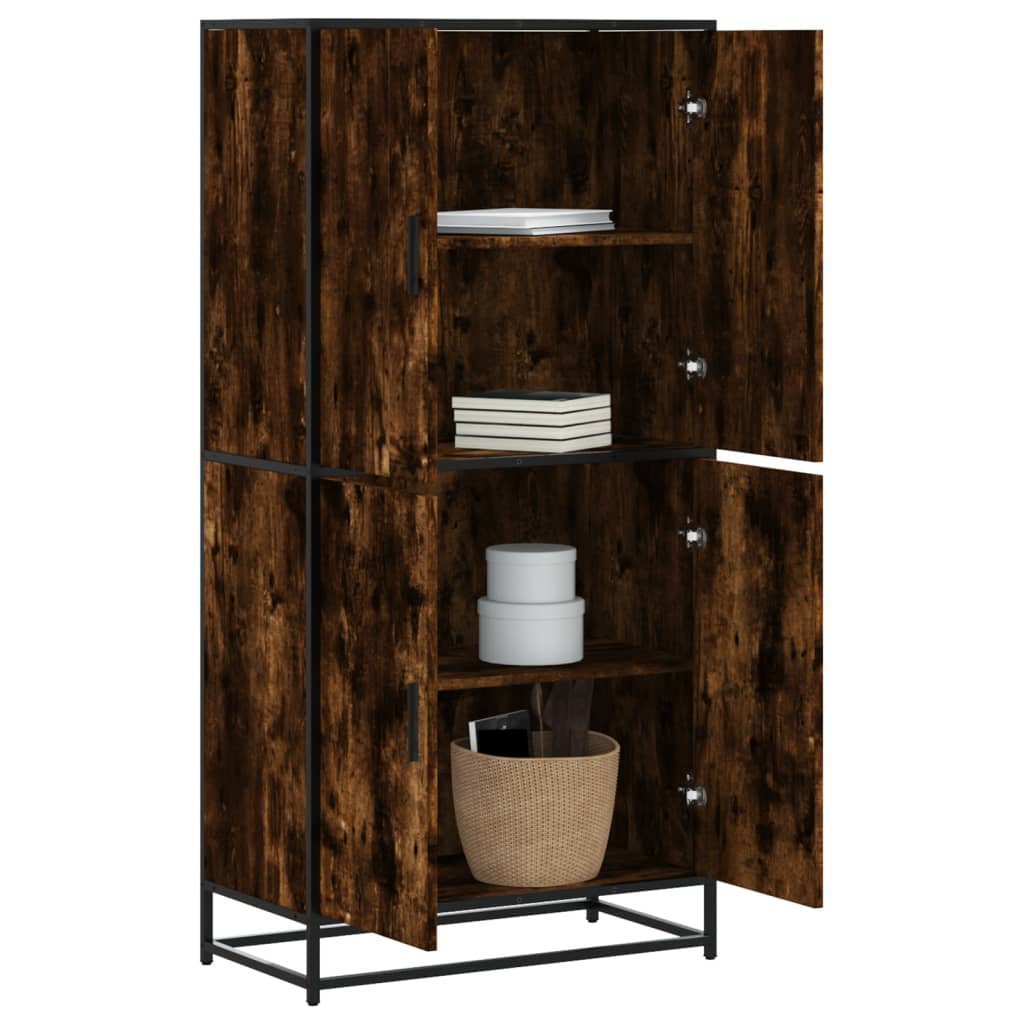 Skap Røkt Eik 68x35x139 cm