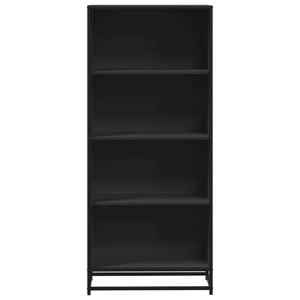Bokhylle Svart 60x35x139 cm