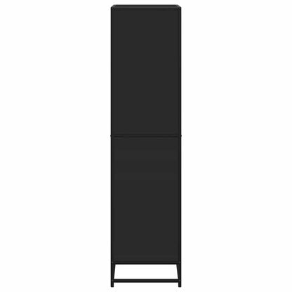 Bokhylle Svart 60x35x139 cm