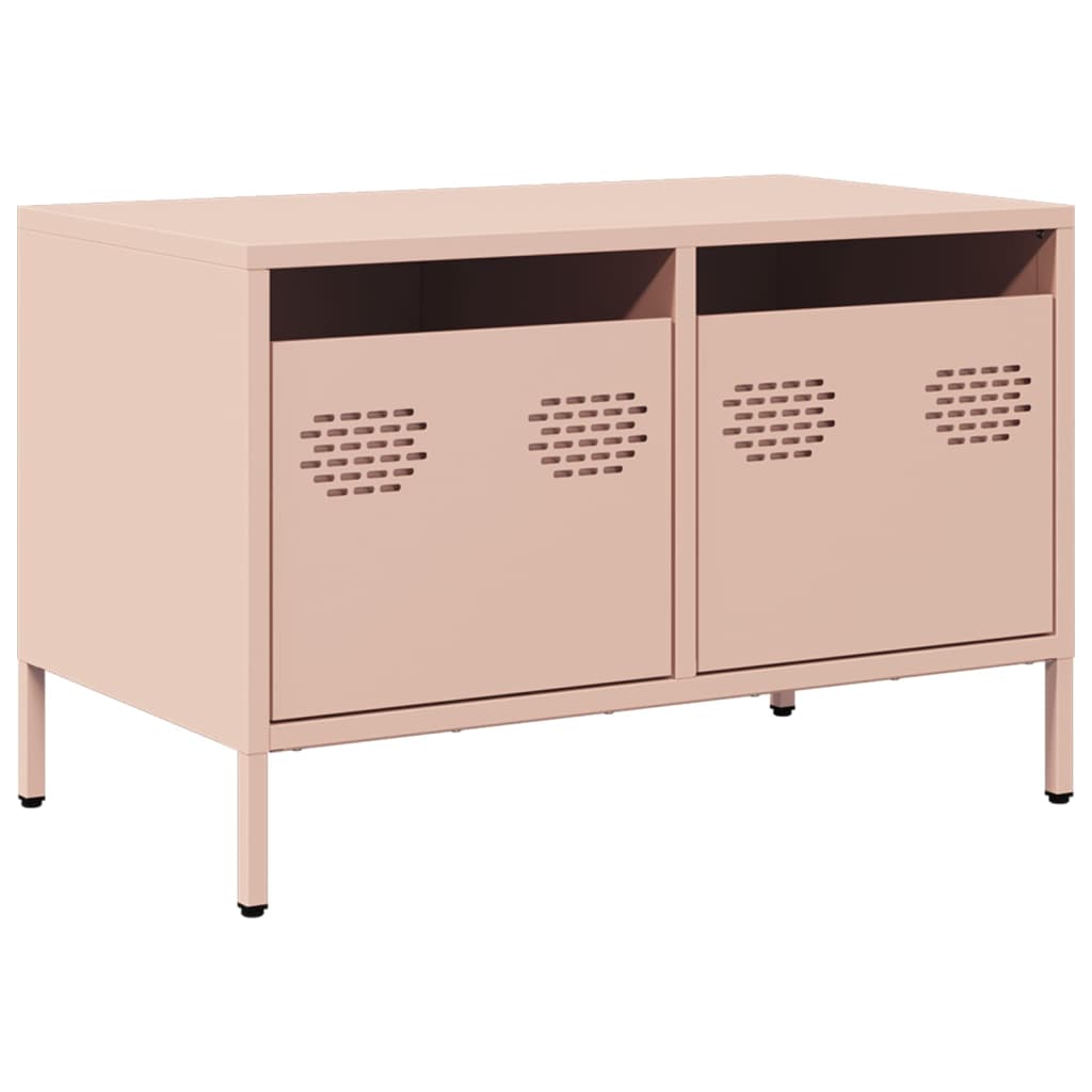 TV-Møbel DIV. TV-benk rosa 68x39x43,5 cm kaldvalset stål