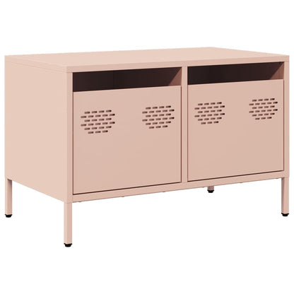 TV-Møbel DIV. TV-benk rosa 68x39x43,5 cm kaldvalset stål