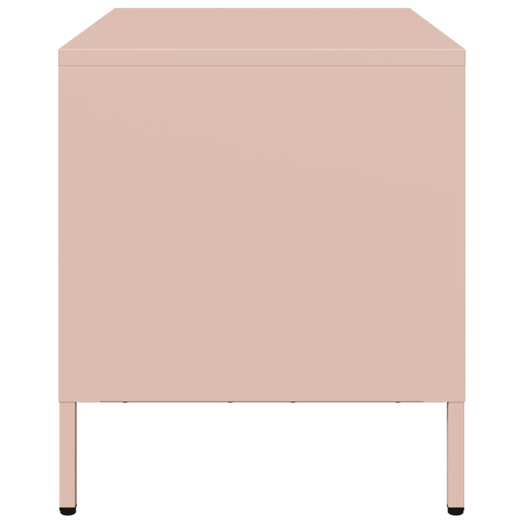 TV-Møbel DIV. TV-benk rosa 68x39x43,5 cm kaldvalset stål