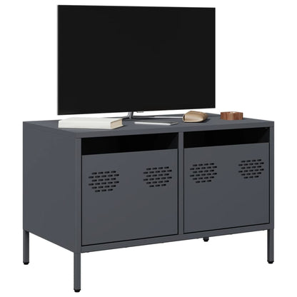 TV-Møbel DIV. TV-benk antrasitt 68x39x43,5 cm kaldvalset stål