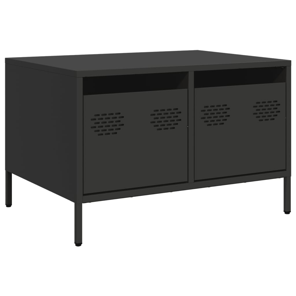 TV-Møbel DIV. TV-benk Svart 68x50x43,5 cm kaldvalset stål
