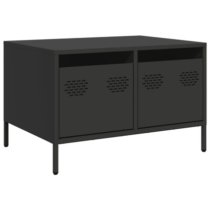 TV-Møbel DIV. TV-benk Svart 68x50x43,5 cm kaldvalset stål