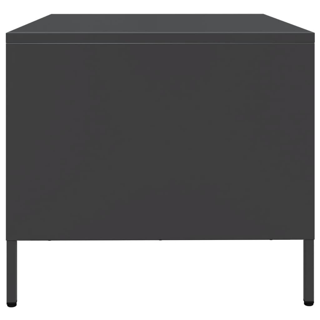 TV-Møbel DIV. TV-benk Svart 68x50x43,5 cm kaldvalset stål