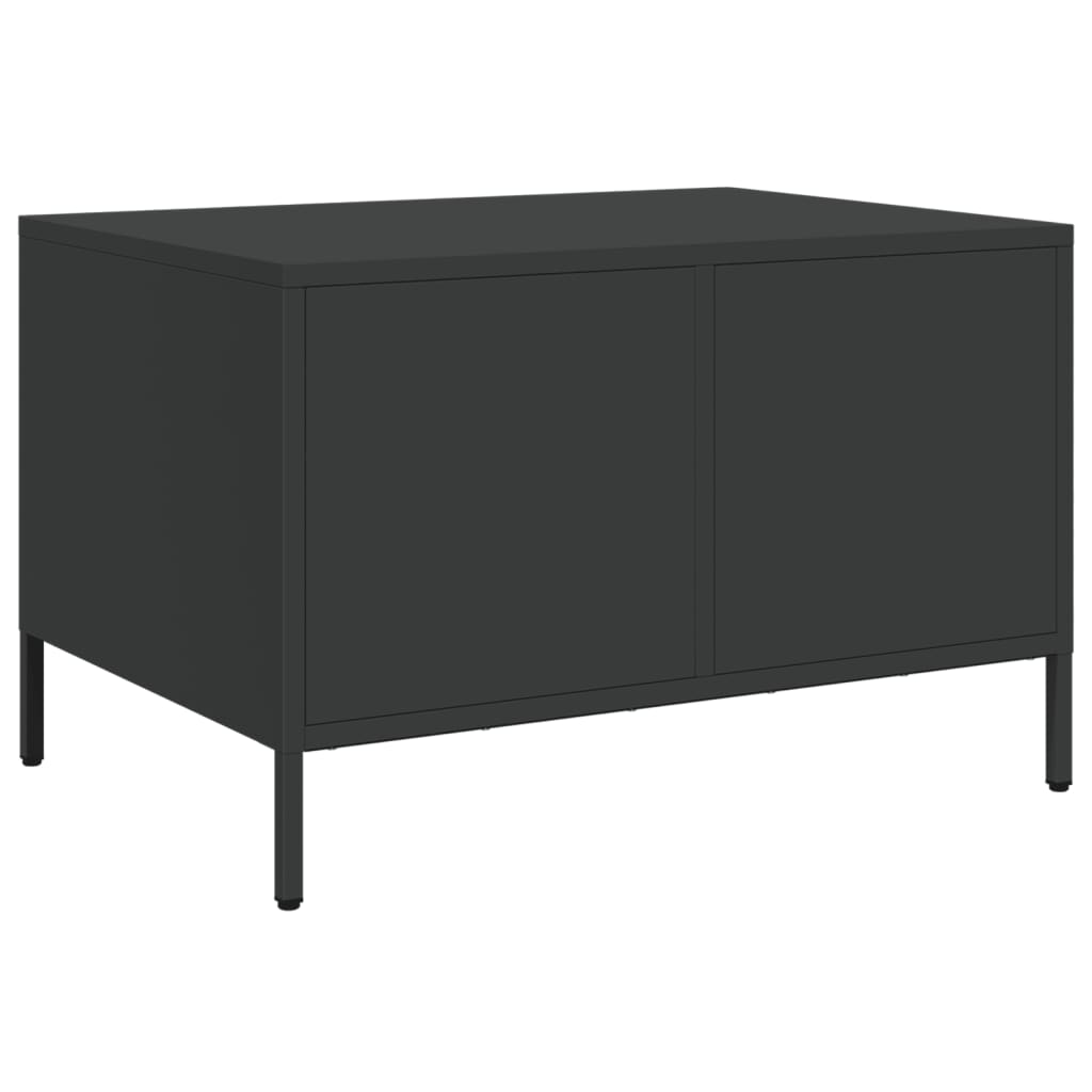 TV-Møbel DIV. TV-benk Svart 68x50x43,5 cm kaldvalset stål