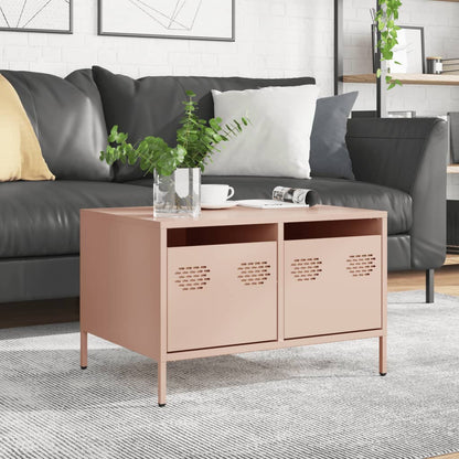 TV-Møbel DIV. TV-benk rosa 68x50x43,5 cm kaldvalset stål