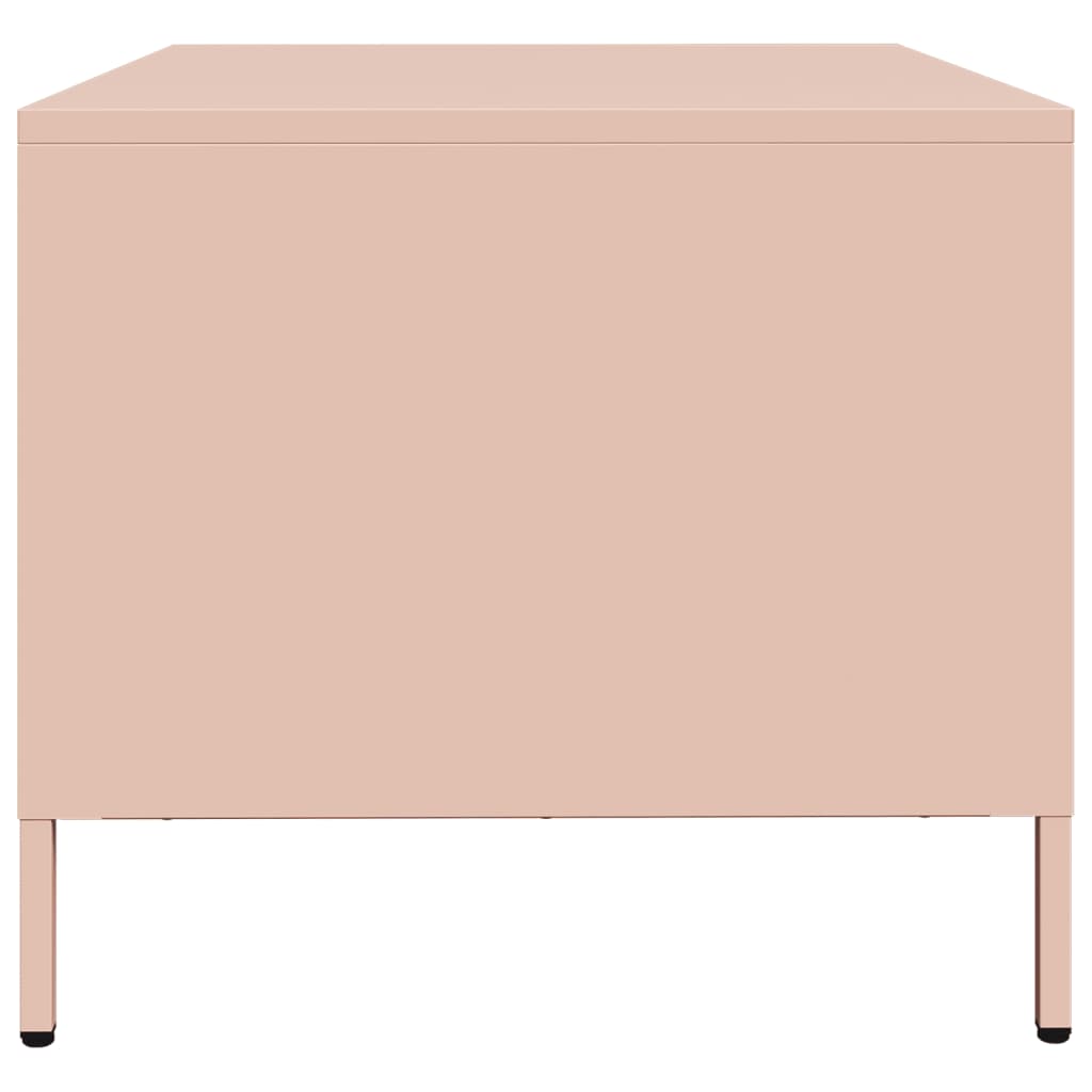 TV-Møbel DIV. TV-benk rosa 68x50x43,5 cm kaldvalset stål