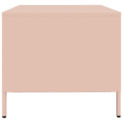 TV-Møbel DIV. TV-benk rosa 68x50x43,5 cm kaldvalset stål