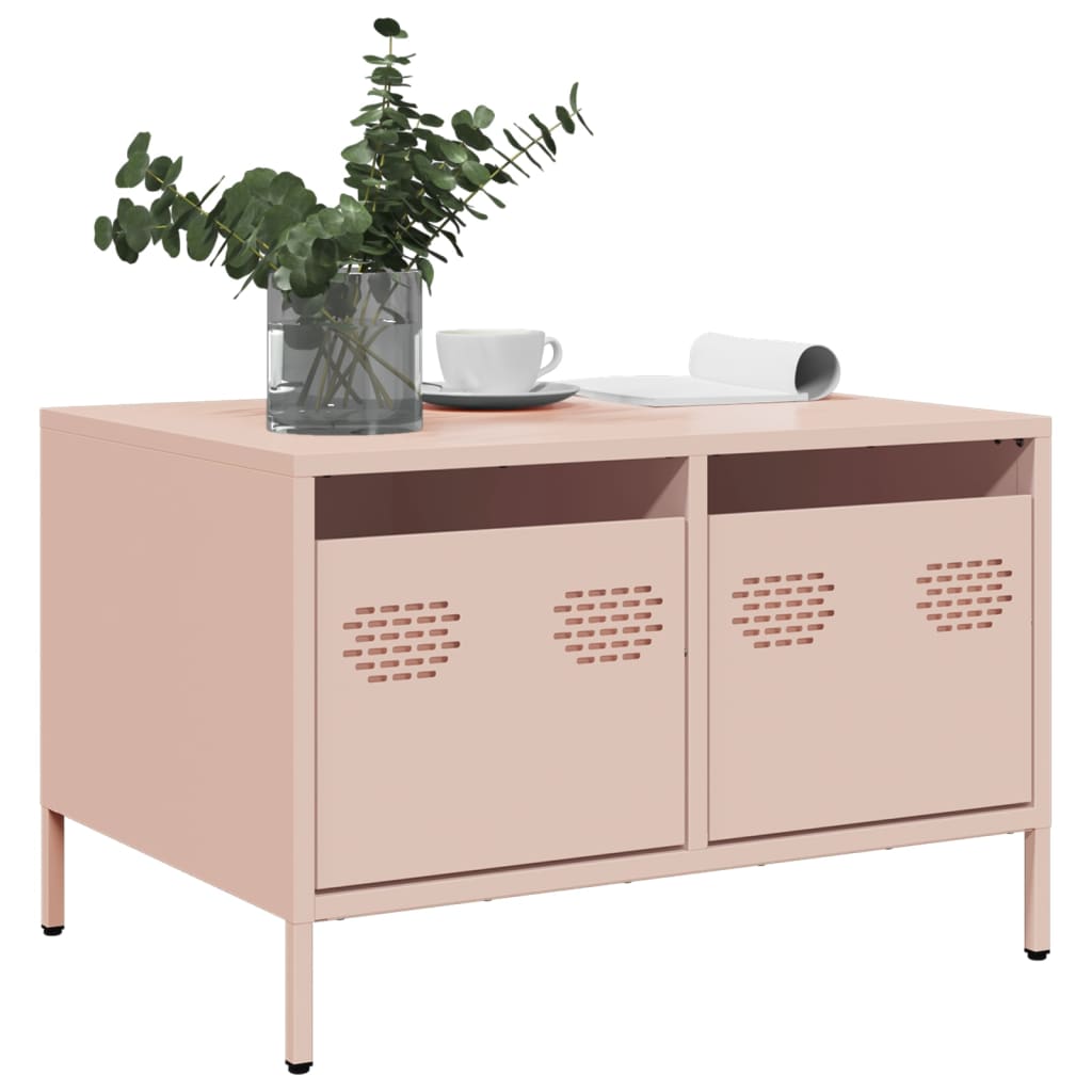 TV-Møbel DIV. TV-benk rosa 68x50x43,5 cm kaldvalset stål