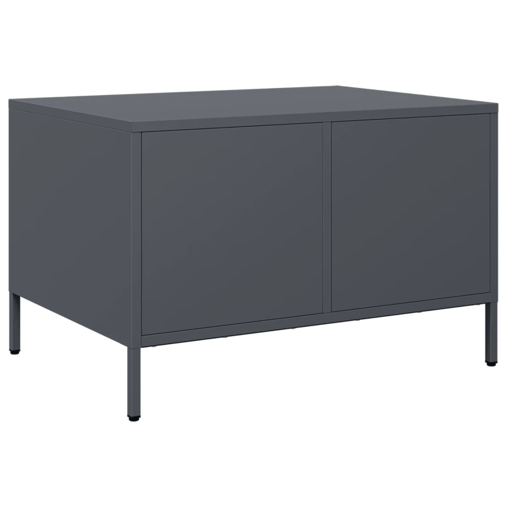 TV-Møbel DIV. TV-benk antrasitt 68x50x43,5 cm kaldvalset stål