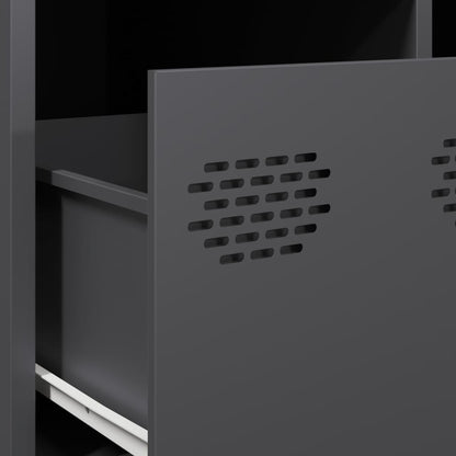 TV-Møbel DIV. TV-benk antrasitt 68x50x43,5 cm kaldvalset stål