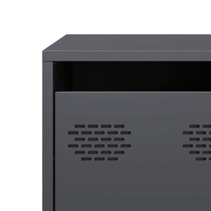 TV-Møbel DIV. TV-benk antrasitt 68x50x43,5 cm kaldvalset stål