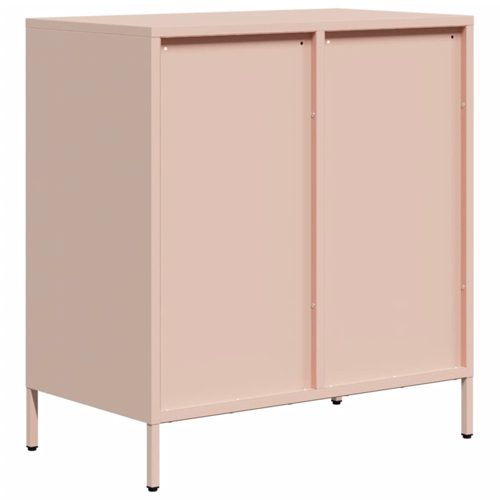 Skjenk DIV. rosa 68x39x73,5 cm kaldvalset stål