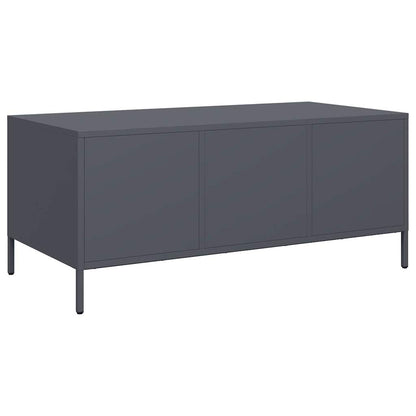 Salongbord Sofabord DIV. antrasitt 101,5x50x43,5 cm kaldvalset stål