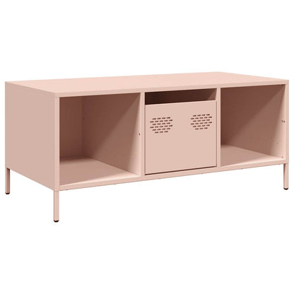 Salongbord Sofabord DIV. rosa 101,5x50x43,5 cm kaldvalset stål