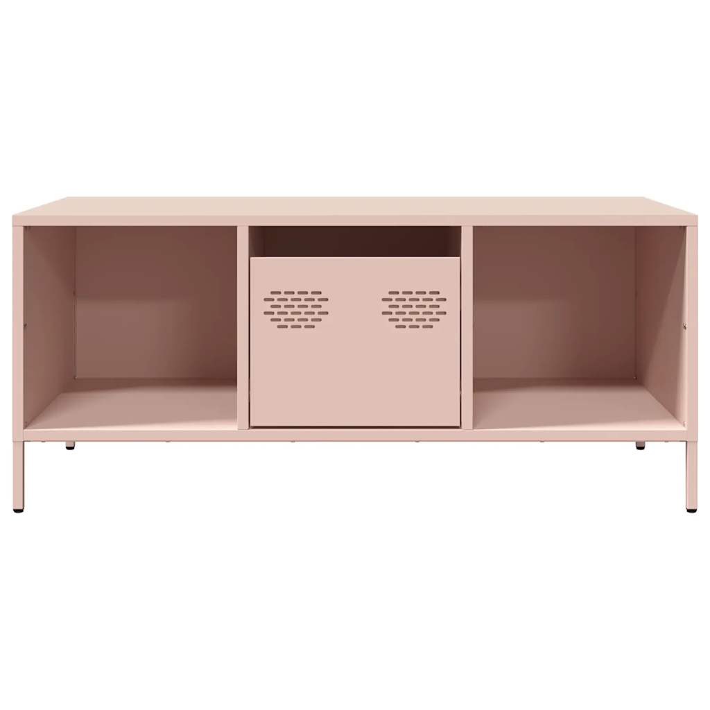 Salongbord Sofabord DIV. rosa 101,5x50x43,5 cm kaldvalset stål