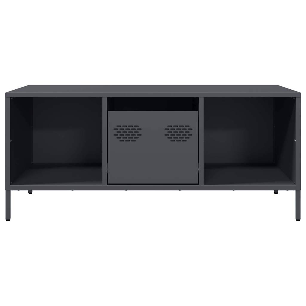 Salongbord Sofabord DIV. antrasitt 101,5x50x43,5 cm kaldvalset stål