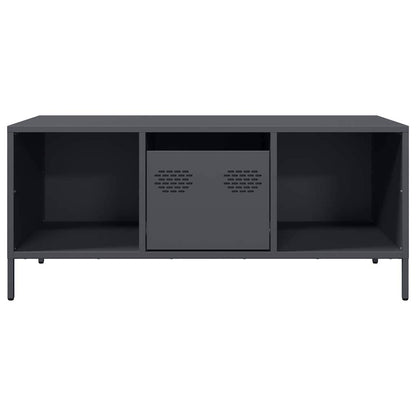 Salongbord Sofabord DIV. antrasitt 101,5x50x43,5 cm kaldvalset stål