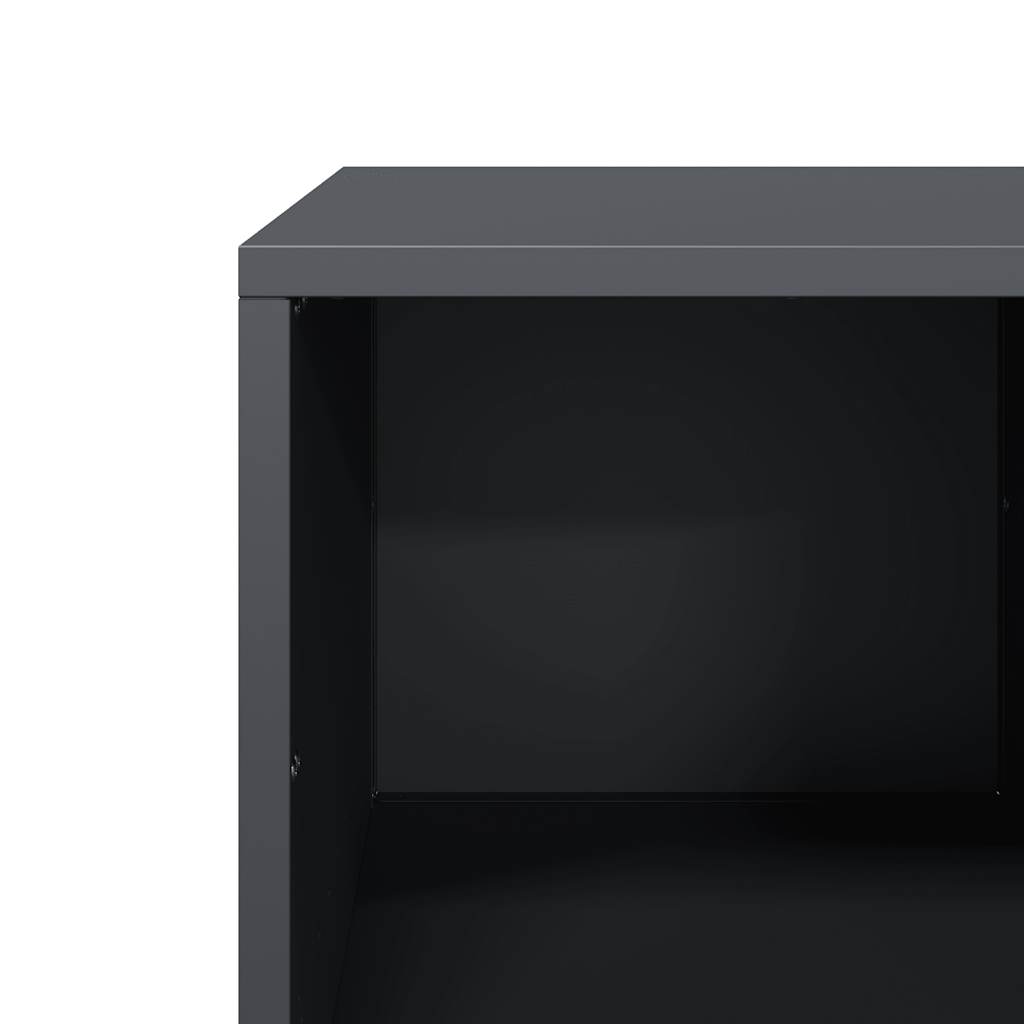 Salongbord Sofabord DIV. antrasitt 101,5x50x43,5 cm kaldvalset stål