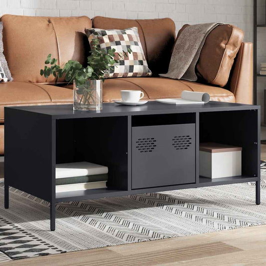 Salongbord Sofabord DIV. antrasitt 101,5x50x43,5 cm kaldvalset stål