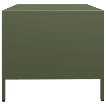 Salongbord Sofabord DIV. olivengrønn 101,5x50x43,5 cm kaldvalset stål
