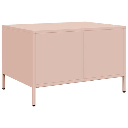 Salongbord Sofabord DIV. rosa 68,5x50x43,5 cm kaldvalset stål