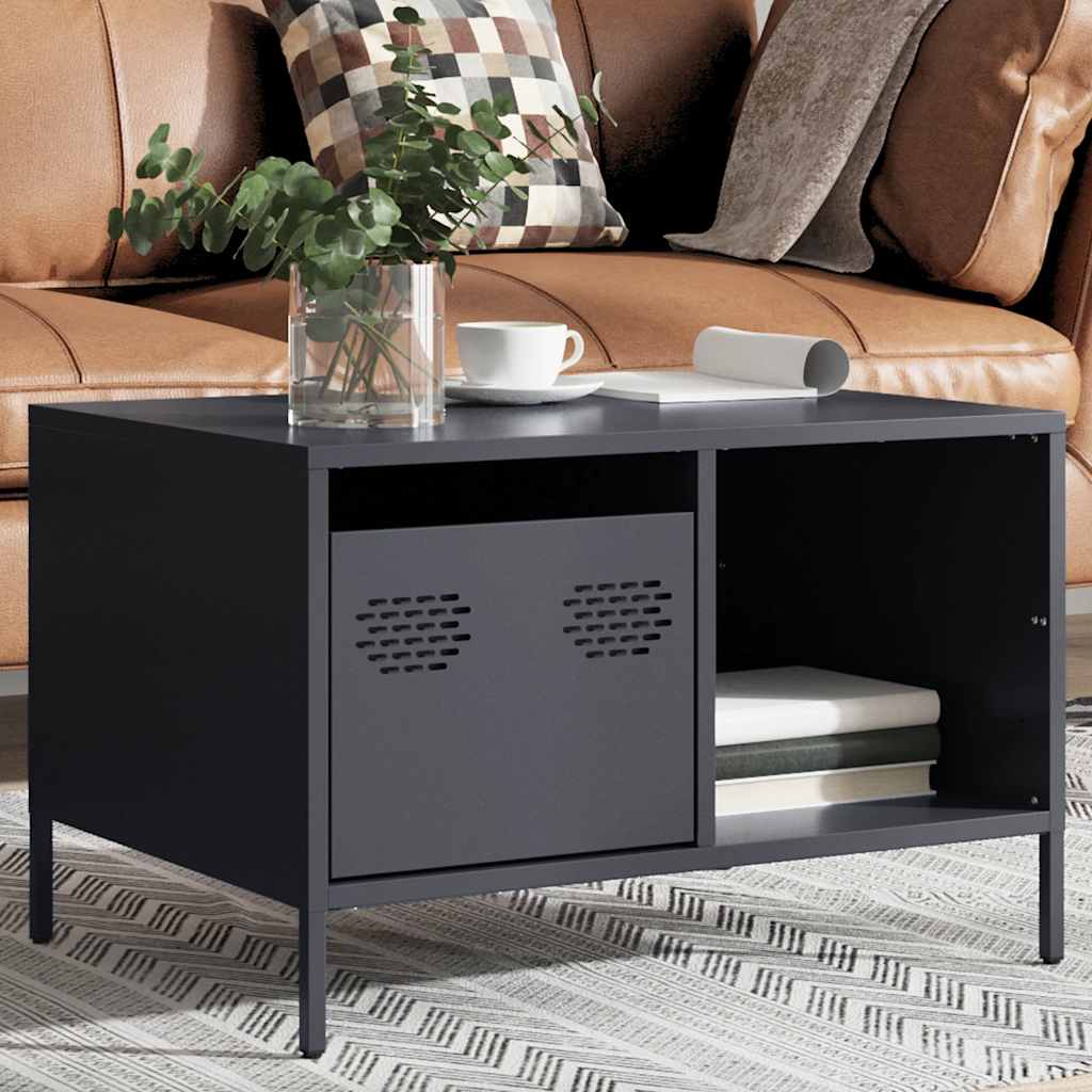Salongbord Sofabord DIV. antrasitt 68,5x50x43,5 cm kaldvalset stål