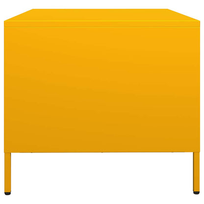 Salongbord Sofabord DIV. sennepsgul 68,5x50x43,5 cm kaldvalset stål