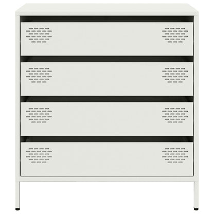 Skjenk DIV. Hvit 68x39x73,5 cm kaldvalset stål