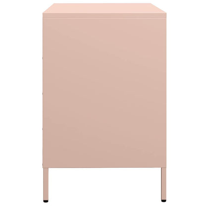 Skjenk DIV. rosa 68x39x58,5 cm kaldvalset stål