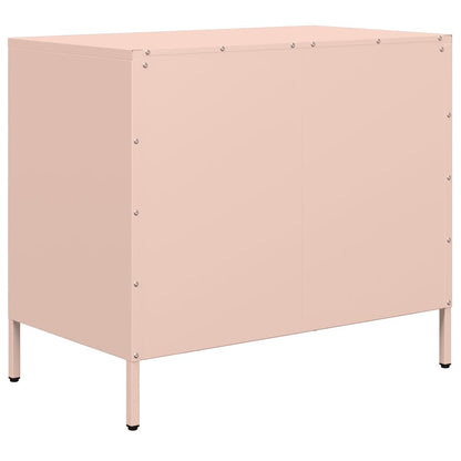 Skjenk DIV. rosa 68x39x58,5 cm kaldvalset stål