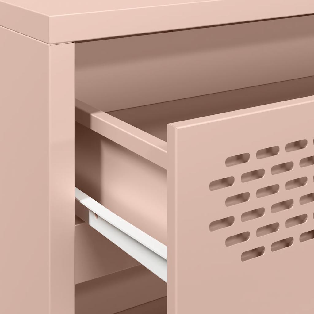 Skjenk DIV. rosa 68x39x58,5 cm kaldvalset stål