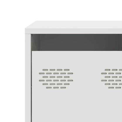 TV-Møbel DIV. TV-benk Hvit 101,5x39x43,5 cm kaldvalset stål