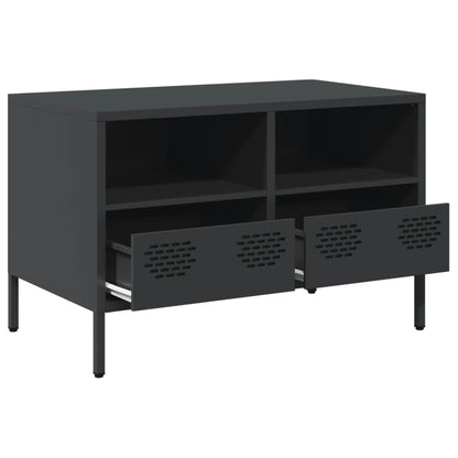 TV-Møbel DIV. TV-benk Svart 68x39x43,5 cm kaldvalset stål