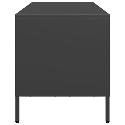 TV-Møbel DIV. TV-benk Svart 68x39x43,5 cm kaldvalset stål
